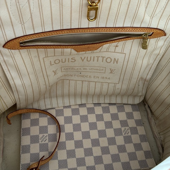 Louis Vuitton Damier Azur Neverull MM Set - Picture 3 of 12